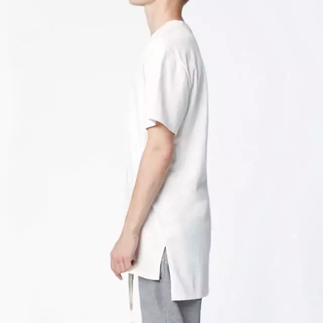 Prodloužené unisex tričko - Bílá 2, XL