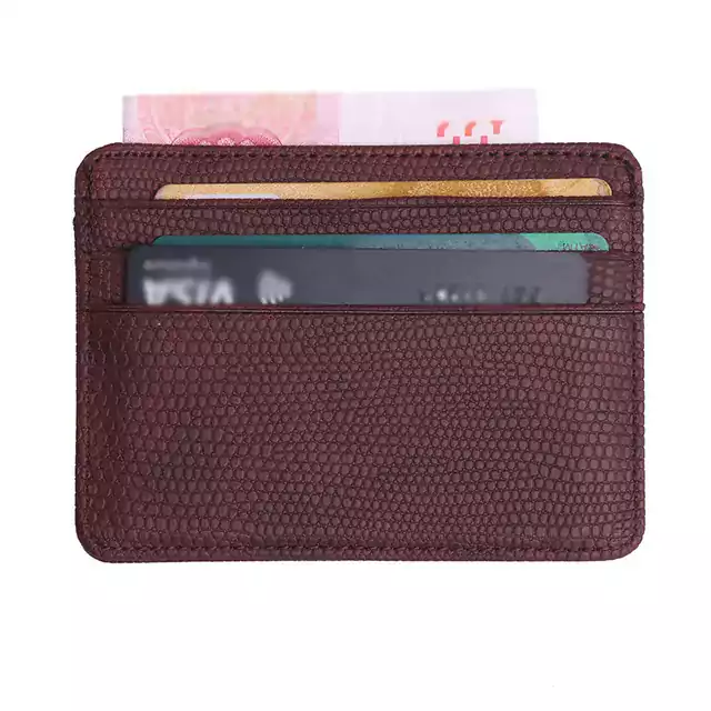 Tenká minimalistická peněženka na karty - B5