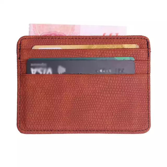 Tenká minimalistická peněženka na karty - B7