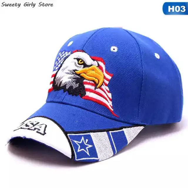 Sportovní čepice s americkou vlajkou - 09H03