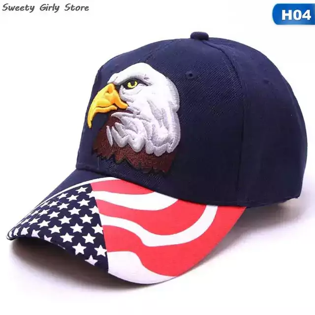 Sportovní čepice s americkou vlajkou - 09H04
