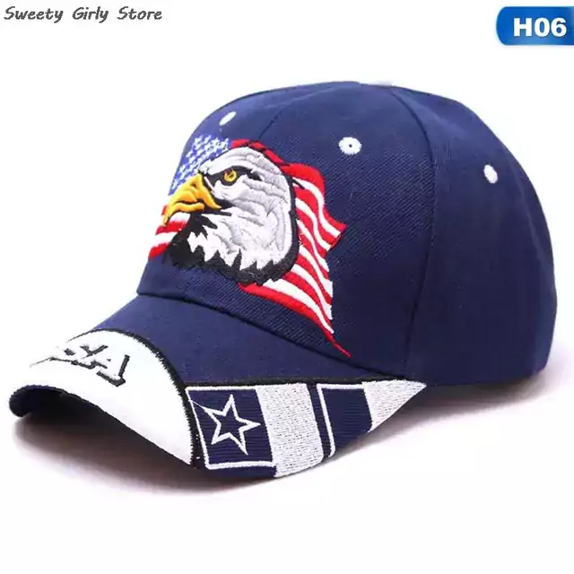 Sportovní čepice s americkou vlajkou - 09H06