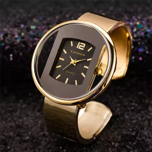 Luxusní dívčí hodinky - Zlato černá