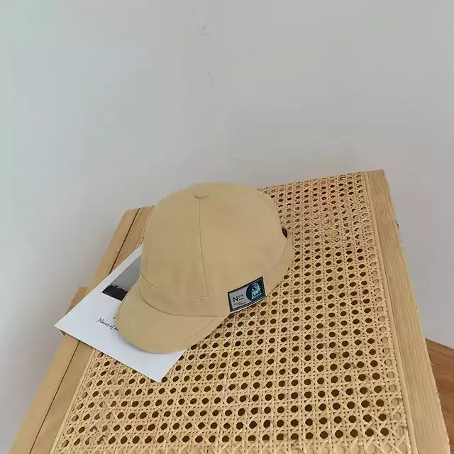 Vintage stylová čepice s kšiltem - Khaki