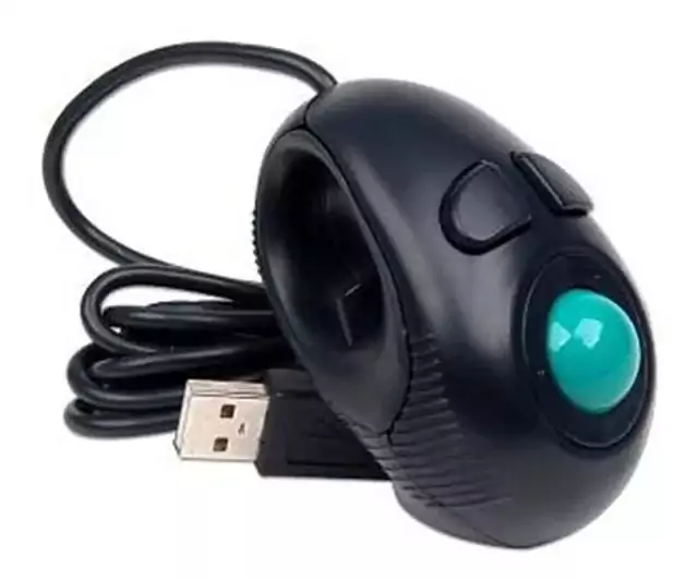 Trackball | kabelová myš k PC | bezdrátová myš - Kabel USB