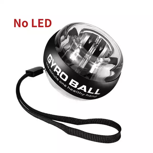 Wrist ball - posilovač zápěstí - Černá bez LED