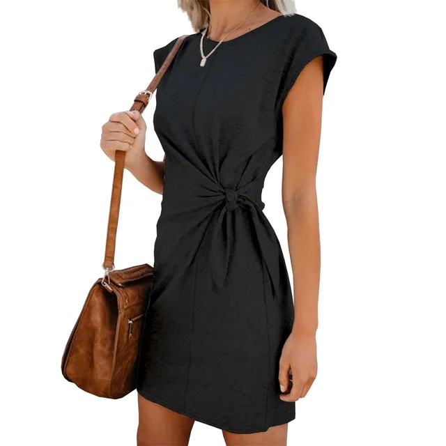 Letní šaty | módní šaty - Černá, S