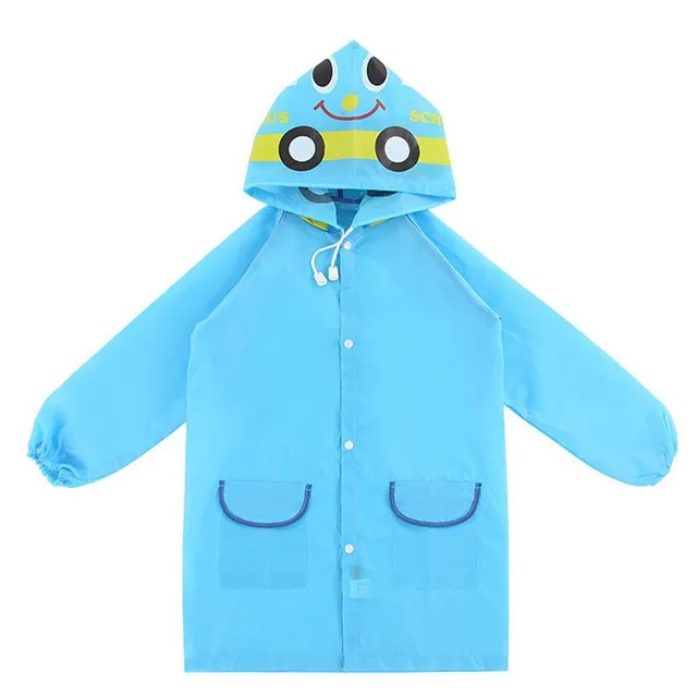 Dětská pláštěnka - pro děti 100-120 cm - modrý