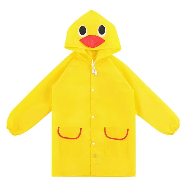 Dětská pláštěnka - pro děti 100-120 cm - žlutá