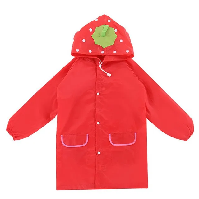 Dětská pláštěnka - pro děti 100-120 cm - Červené