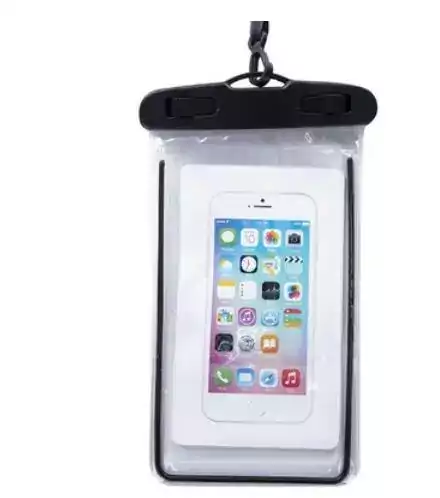 Pouzdro na mobil do vody | vodotěsný obal - pro mobily do 6" - černé