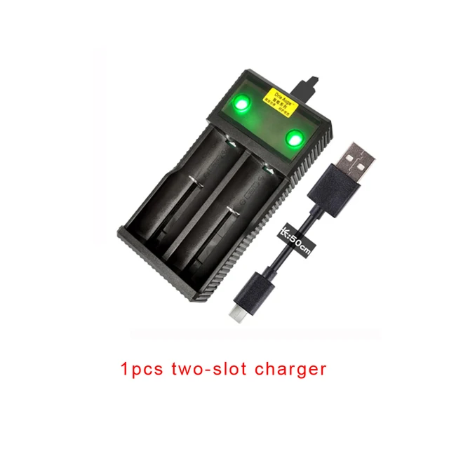 Dobíjecí baterie | nabíjecí baterie | USB nabíječka na baterie - 1ks 2-soltová nabíječka