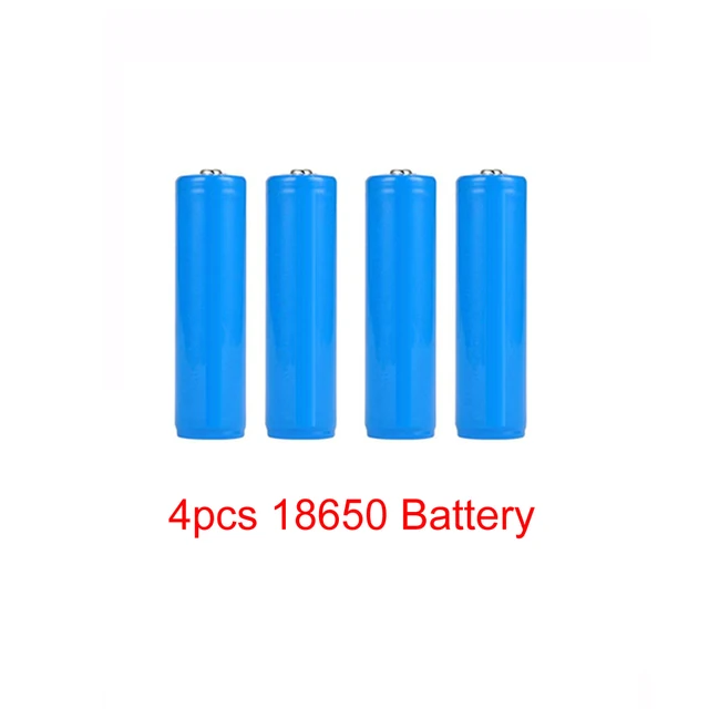 Dobíjecí baterie | nabíjecí baterie | USB nabíječka na baterie - 4ks baterie 18650