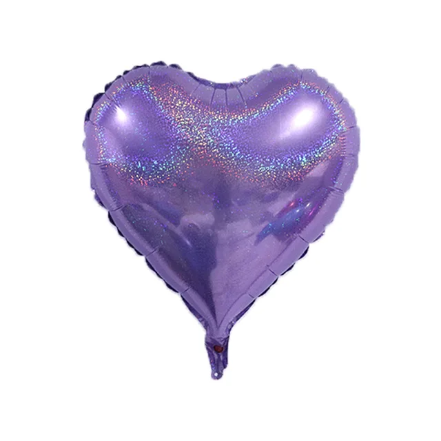 Balónek srdce | nafukovací balónek, 45 cm - Fialová-2