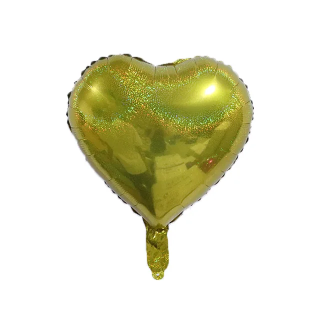 Balónek srdce | nafukovací balónek, 45 cm - Zlato-2