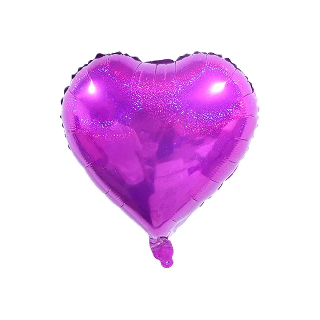 Balónek srdce | nafukovací balónek, 45 cm - Červená růže - 2