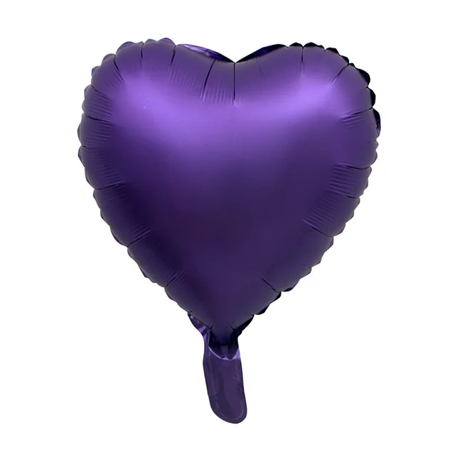 Balónek srdce | nafukovací balónek, 45 cm - Fialová-1