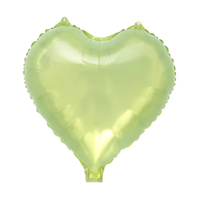 Balónek srdce | nafukovací balónek, 45 cm - Zelená-2