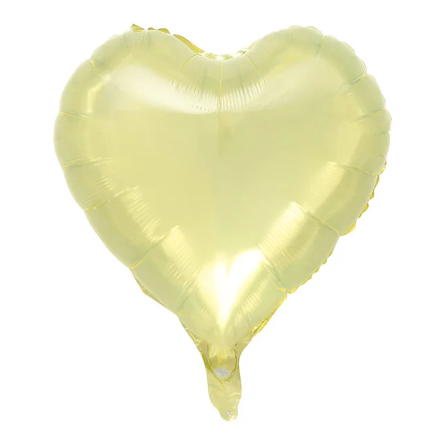 Balónek srdce | nafukovací balónek, 45 cm - Žlutá-1