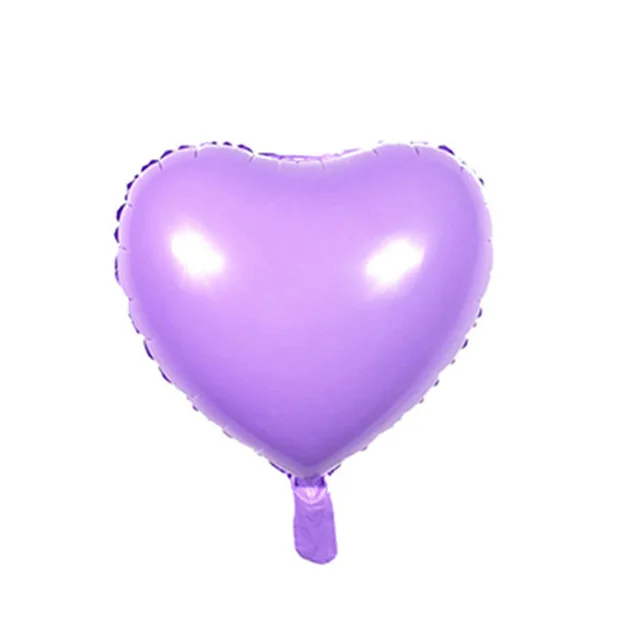 Balónek srdce | nafukovací balónek, 45 cm - Fialová-5