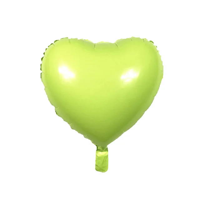 Balónek srdce | nafukovací balónek, 45 cm - Zelená-4