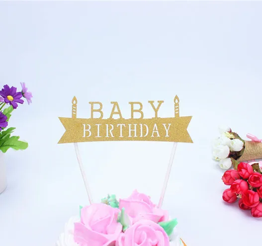 Dekorace na dort | nápis na dort Happy Birthday - styl 12