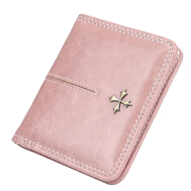 Dámská peněženka z umělé kůže - růžový