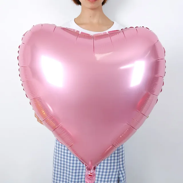 Nafukovací balónek | balónek srdce - 75 cm - růžový