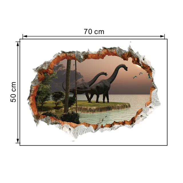 3D tapeta | samolepka na zeď dinosauři - 21