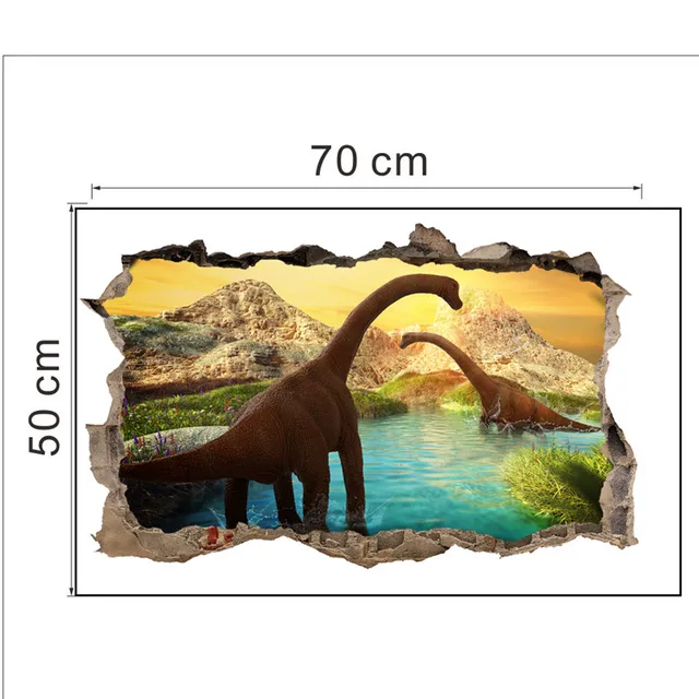 3D tapeta | samolepka na zeď dinosauři - 27