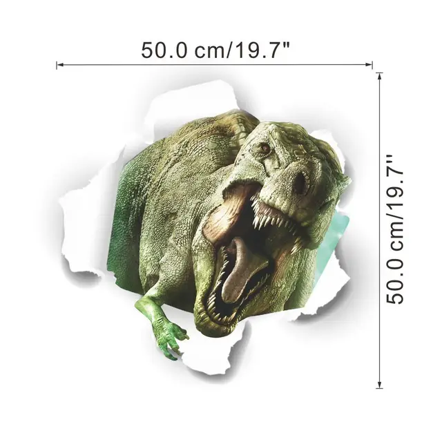 3D tapeta | samolepka na zeď dinosauři - 3
