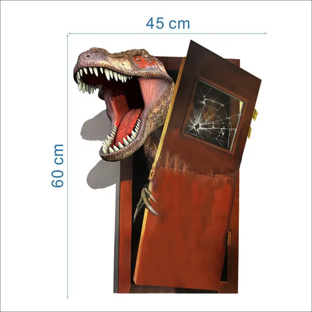 3D tapeta | samolepka na zeď dinosauři - 6