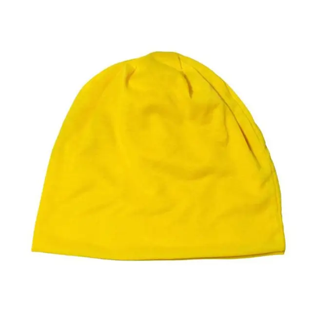 Podzimní unisex čepice- univerzální velikost - a-Žlutá