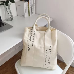 Velká minimalistická plátěná taška