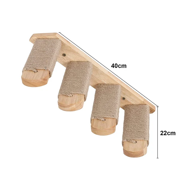 Dřevěný nábytek pro kočky | škrabadlo, houpačka, schody - Žebřík 02