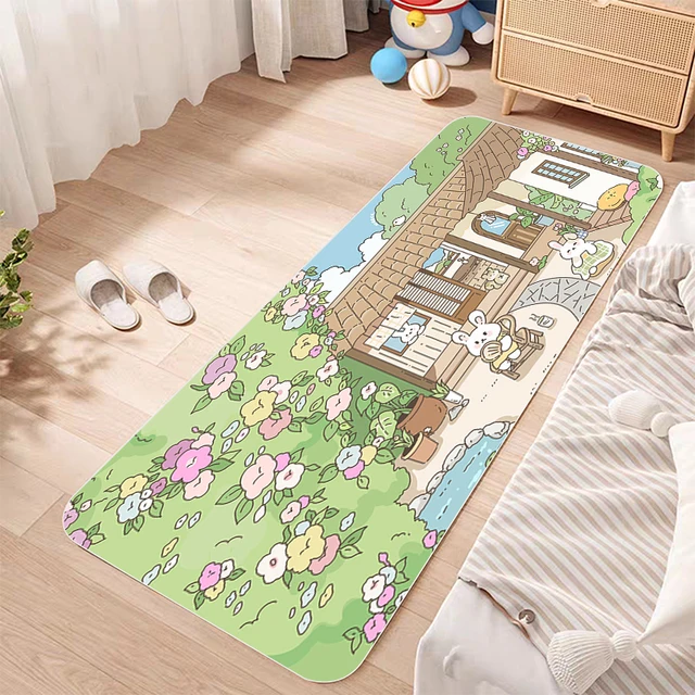 Dětský koberec s motivem pohádkových postaviček - A1719, 40 x 60cm