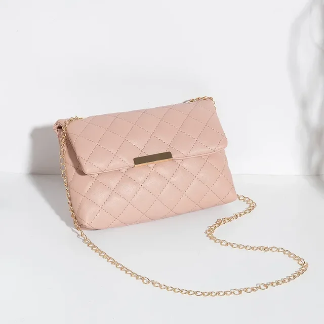 Vyšívaná luxusní dámská taška přes rameno - růžová taška