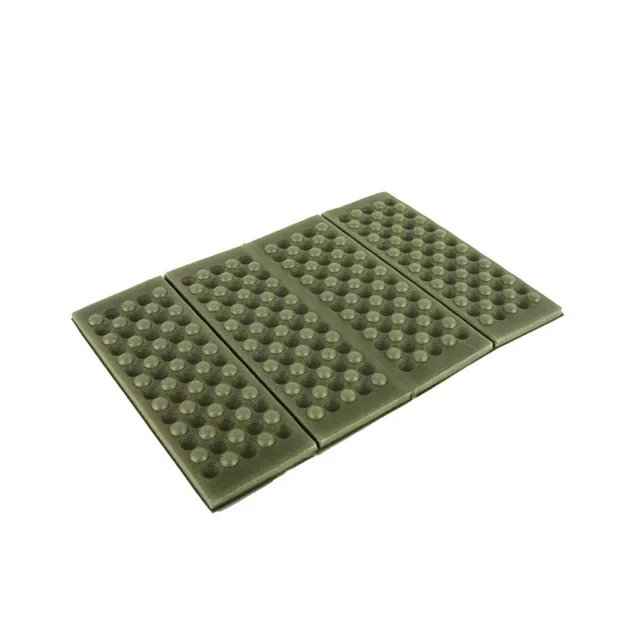 Podložka na sezení | skládací karimatka, 40 x 28 cm - armádní zelená 4krát