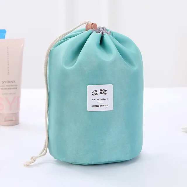 Voděodolná cestovní kosmetická taška - světle modrá