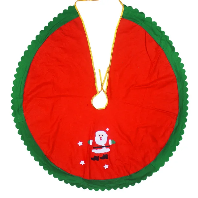 Sukně pod vánoční stromek | koberec pod stromeček, styl Santa Claus - 90 cm - 90 cm-10