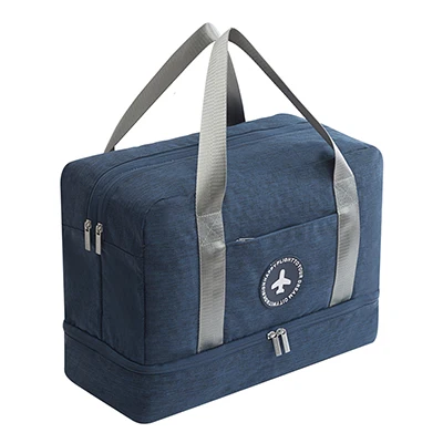 Voděodolná kosmetická taška s velkou kapacitou - Tmavě modrá