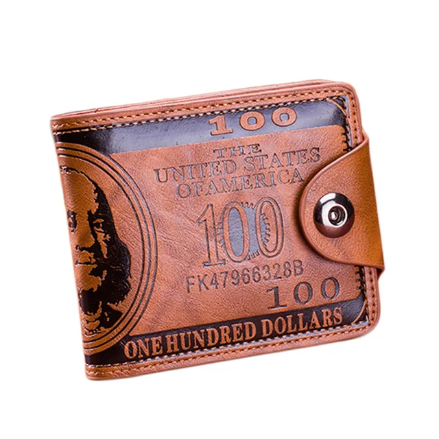 Kožená pánská peněženka - hnědý