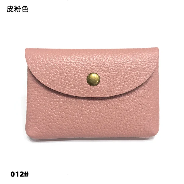 Elegantní minimalistická dámská peněženka - růžový