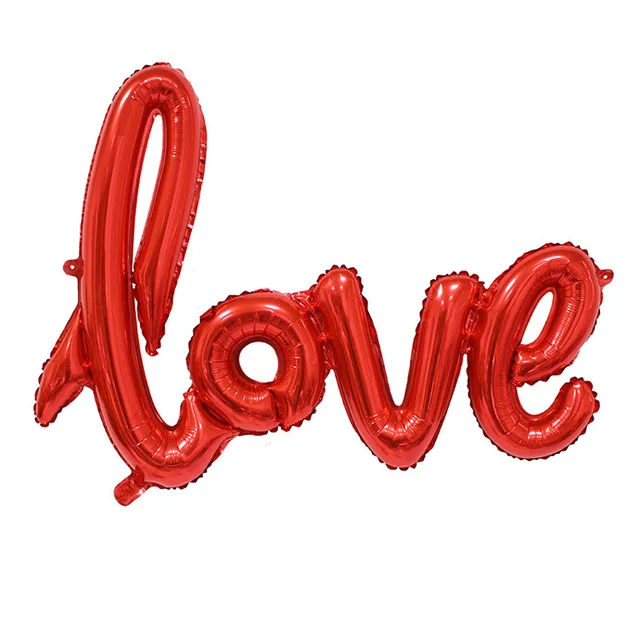 Balónek Love | nafukovací balónek - červený, 108 cm