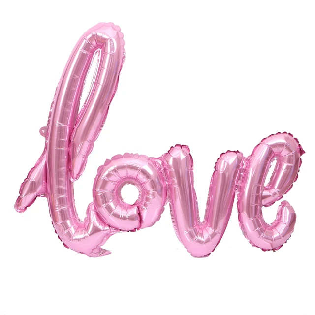 Balónek Love | nafukovací balónek - Růžový, 54 cm