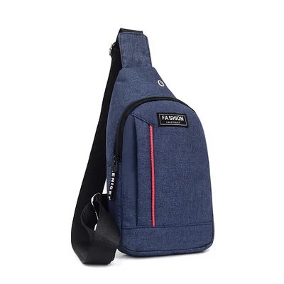 Sportovní pánská taška přes rameno - modrý