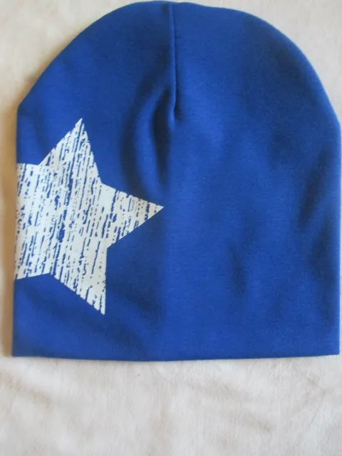 Zimní dětská čepice s motivem hvězdy - 21