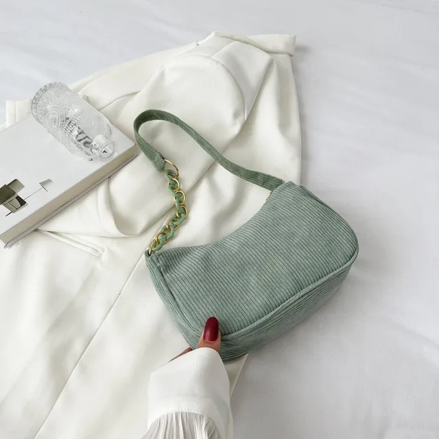 Stylová malá moderní kabelka - Zelená