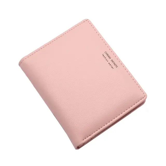 Dámská minimalistická peněženka - růžový