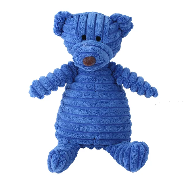 Plyšová hračka pro psy se zvukem - Modrý medvěd